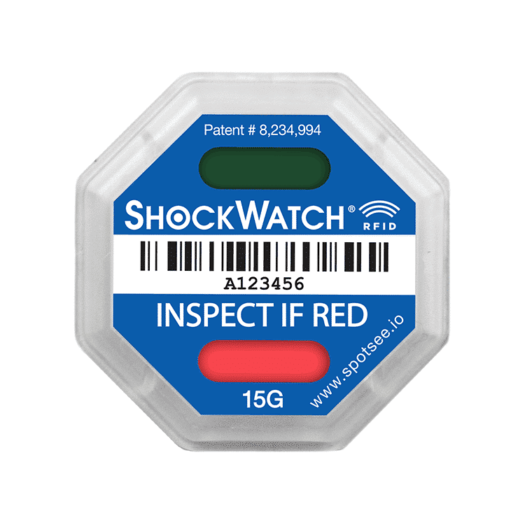 ShockWatch RFID tracking sticker