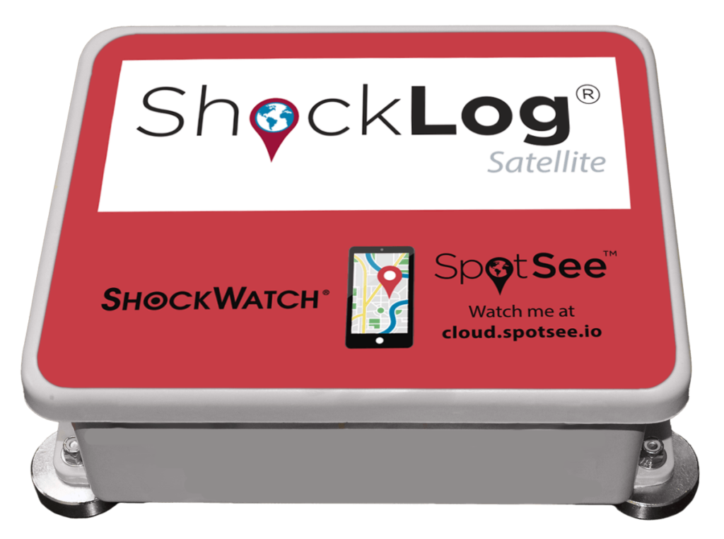 ShockLog Satellite provides impact monitoring with real-time satellite connectivity