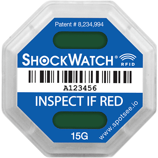 ShockWatch RFID Unactivated SpotSee Impact Indicators
