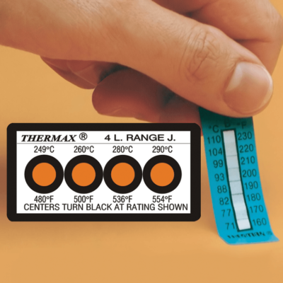 THERMAX Irreversible Temperature Recording Labels | SpotSee