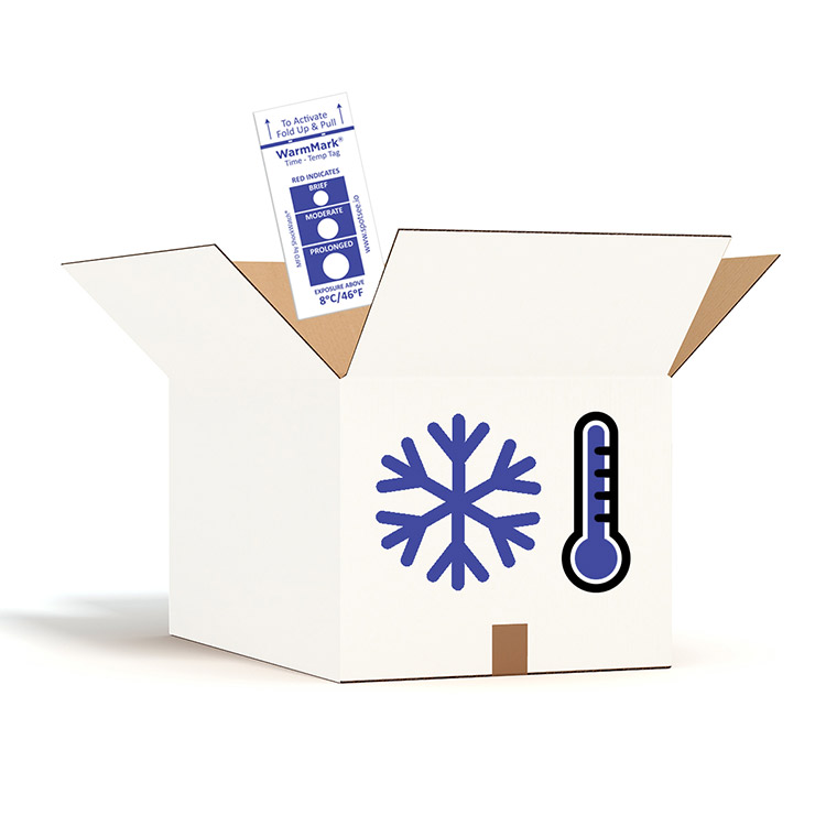 Temperature Indicator Labels and Stickers WarmMark SpotSee