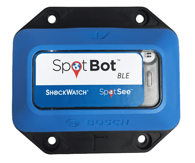 SpotBot BLE SpotSee Impact Monitoring Temperature Recorders