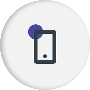 phone with scan icon on a stylized background