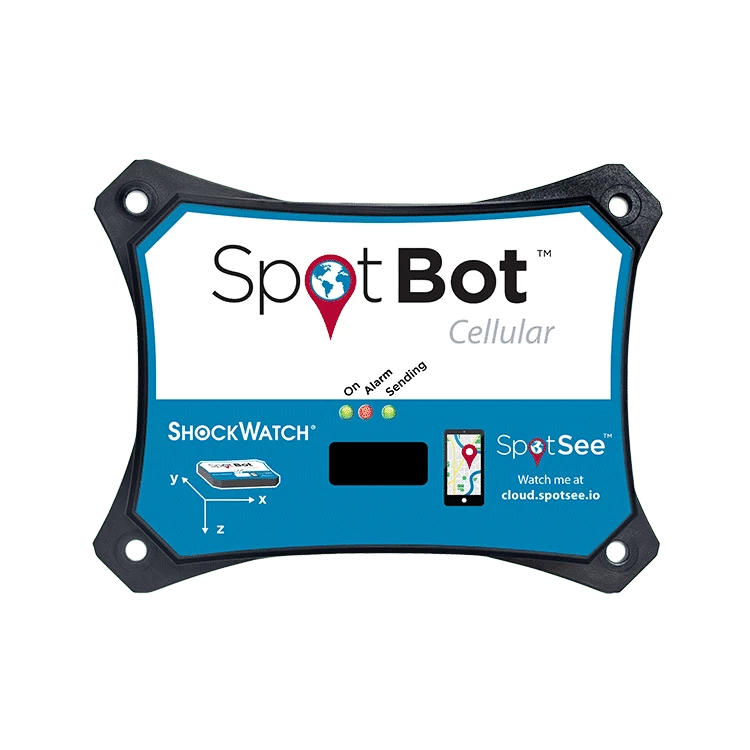 SpotBot Cellular 750X750 SpotBot Cellular SpotSee Temperature Recorders Impact Monitors