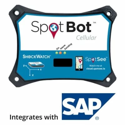 SpotBot Cellular SpotSee Temperature Recorders Impact Monitors